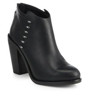 $550 Rag & Bone Alwyn Leather Ankle Boots Sz 10 41